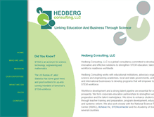 Tablet Screenshot of hedbergconsultingllc.com